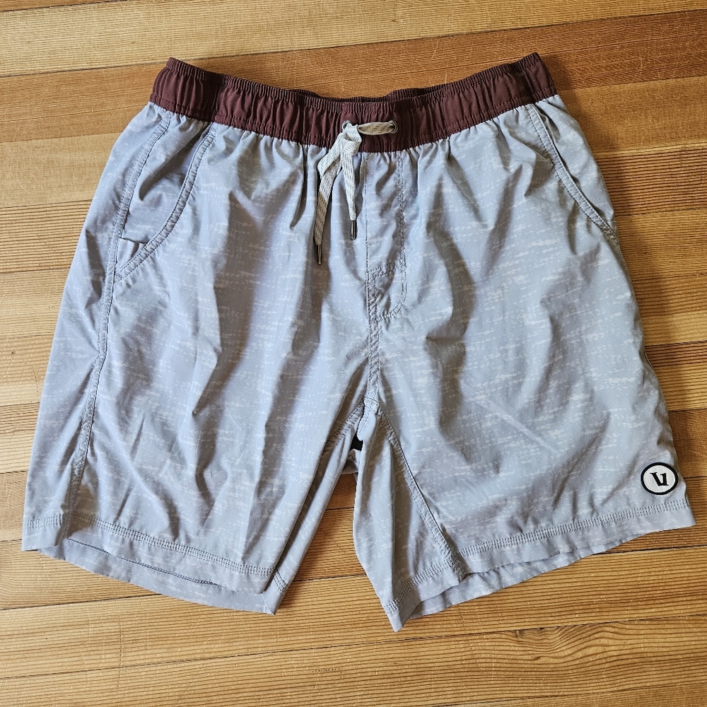 Vuori Platinum Slub Kore Lined Athletic Shorts Men's, Large